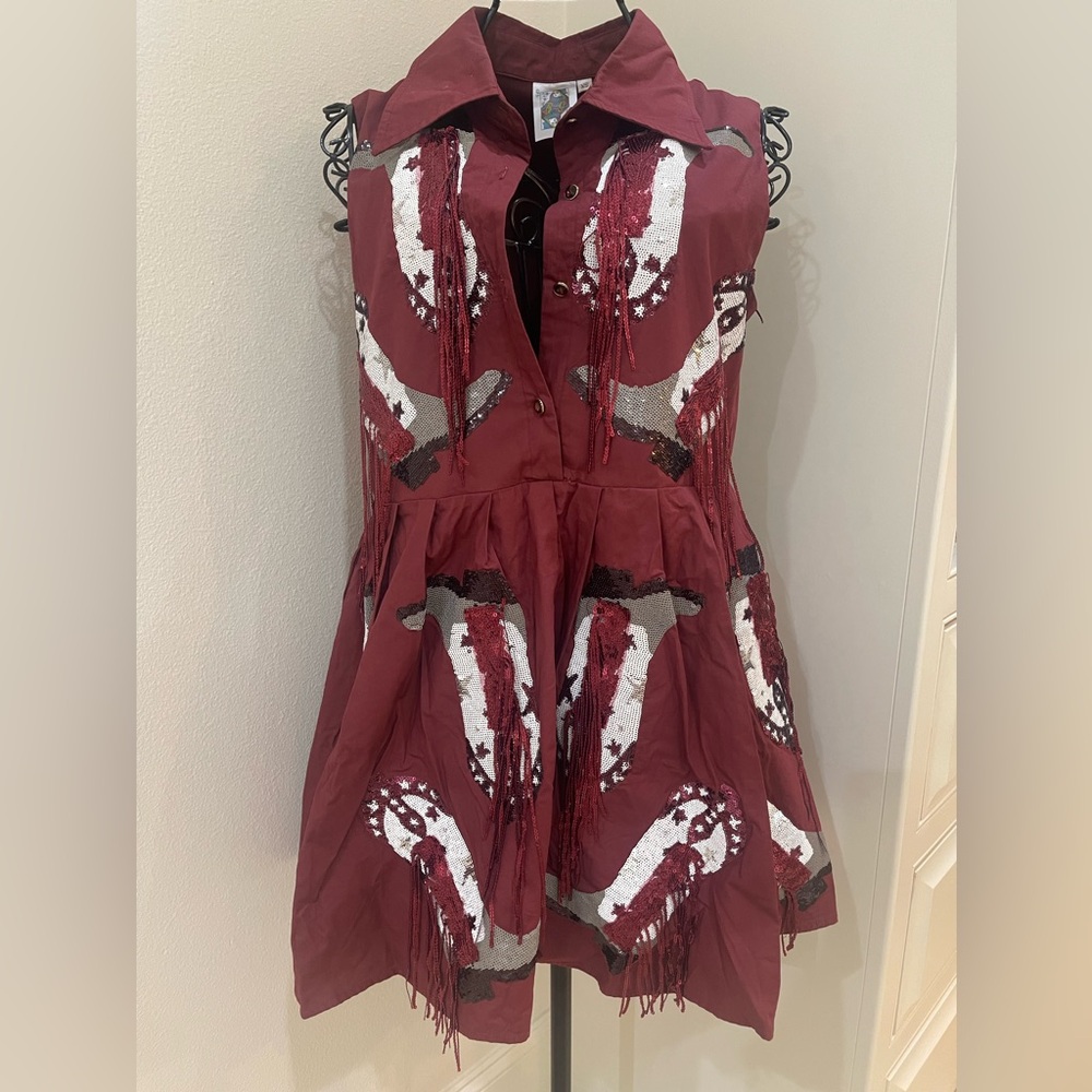 Queen of sparkles boot dress